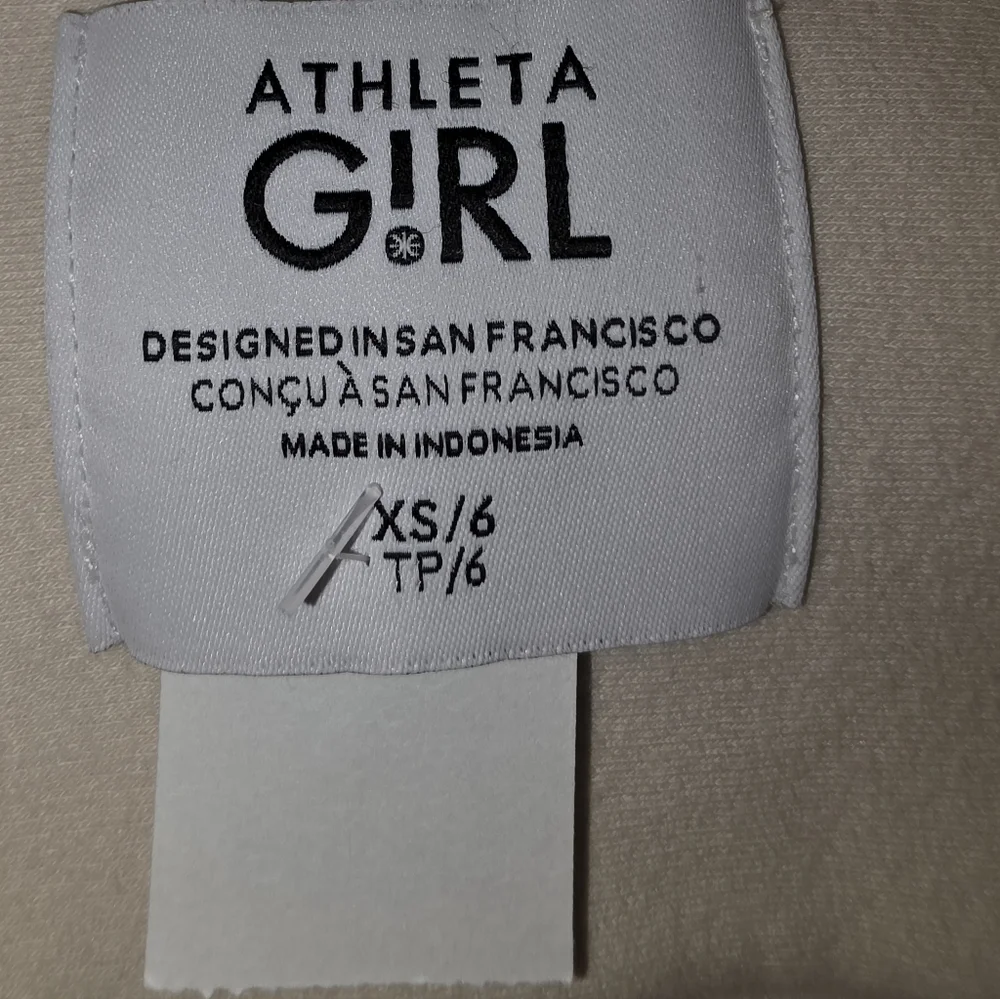 Athleta Girl Cream Thick Shacket Size 6 - XS